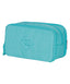 Estojo Box Especial 3 Compartimentos Crinkle Turquesa