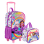 Kit Mochilete Grande e Lancheira Pequena Gabby M Rainbows - Colorido