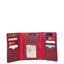 Carteira Feminina Grande com Fecho e Porta Moedas - Vermelho