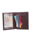 Carteira Masculina Couro 3 Visores - Marrom