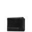 Carteira Masculina Pequena com Friso Couro - Preto
