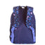 Mochila Grande 2 Compartimentos Capricho Student Azul - Borboletas