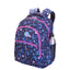 Mochila Grande 2 Compartimentos Capricho Student Azul - Borboletas