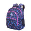 Mochila Grande 2 Compartimentos Capricho Student Azul - Borboletas