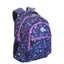 Mochila Grande 2 Compartimentos Capricho Student Azul - Borboletas