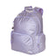 Mochila Grande 2 Compartimentos Paul Frank Roxo - Lilás Metálico