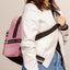 Mochila Média 2 em 1 Capricho Street Love - Rosa