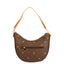 Bolsa Boho Média Sestini Monograma - Marrom