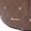 Bolsa Boho Média Sestini Monograma - Marrom