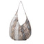 Bolsa Hobo Média Fellipe Krein Ss23 Snake Fk 600 - Azul
