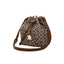 Bolsa Bucket Média Ss23 Monograma Tramado Cfk103 - Marrom