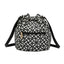 Bolsa Bucket Média Ss23 Monograma Tramado Cfk103 - Preto