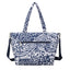 Bolsa Tote Bag Grande Fellipe Krein Ss23 Matelassê Casual Fk635 - Azul