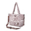 Bolsa Tote Bag Grande Fellipe Krein Ss23 Matelassê Casual Fk635 Bege - Nude