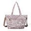 Bolsa Tote Bag Grande Fellipe Krein Ss23 Matelassê Casual Fk635 Bege - Nude