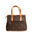 Bolsa Satchel Média Sestini Monograma - Marrom