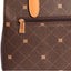 Bolsa Satchel Média Sestini Monograma - Marrom