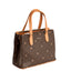 Bolsa Satchel Média Sestini Monograma - Marrom