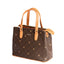 Bolsa Satchel Média Sestini Monograma - Marrom