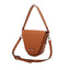 Bolsa Tiracolo Média Fellipe Krein SS23 Napa FK543 Marrom - Caramelo