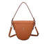 Bolsa Tiracolo Média Fellipe Krein SS23 Napa FK543 Marrom - Caramelo