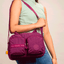 Bolsa Transversal Média Paul Frank Classics Roxo - Ameixa