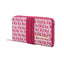 Carteira Zíper com Alça de Mão Fellipe Krein SS23 Monograma Rosa - Pink