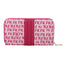 Carteira Zíper com Alça de Mão Fellipe Krein SS23 Monograma Rosa - Pink