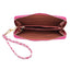 Carteira Zíper com Alça de Mão Fellipe Krein SS23 Monograma Rosa - Pink
