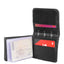 Carteira Masculina Pequena com Aba e Porta Documentos Pvc - Preto