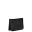 Carteira Masculina Pequena com Aba e Porta Documentos Pvc - Preto