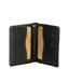 Carteira Masculina com Porta Cartão Externo Couro - Preto