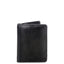 Carteira Masculina com Porta Cartão Externo Couro - Preto