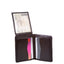Carteira em Couro Masculina Vertical - Preto