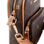 Bolsa Cross Bag Pequena Sestini Monograma - Marrom