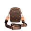 Bolsa Cross Bag Pequena Sestini Monograma - Marrom