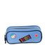 Kit Mochila 2 Compartimentos e Estojo 2 Compartimentos Paul Frank Casual - Azul
