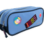 Estojo 2 Compartimentos Paul Frank Casual Patches - Azul