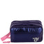 Kit Mochila Grande Puffer e Estojo Box Especial 3 Compartimentos Capricho Puffer - Azul