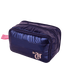 Estojo Box Especial 3 Compartimentos Capricho Puffer Azul - Metálico