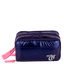 Estojo Box Especial 3 Compartimentos Capricho Puffer Azul - Metálico