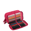Estojo Box Especial 3 Compartimentos Crinkle Rosa - Pink