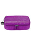 Kit Mochila Carrinho 4 Rodas e Estojo Box Especial Paul Frank T03 Roxo - Orquídea