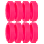 Kit 8 Capas Protetoras de Rodas em Silicone - Rosa