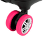 Kit 8 Capas Protetoras de Rodas em Silicone - Rosa