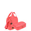 Kit Lancheira 2 Compartimentos e Estojo Box Especial Paul Frank Classics Neon Laranja - Papaya