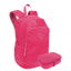 Kit Mochila e Estojo Box Especial Sestini Crinkle Rosa - Pink