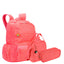 Kit Mochila Grande 2 Compartimentos mais Lancheira 2 Compartimentos e Estojo 2 Comp Paul Frank Classics Neon Laranja - Papaya