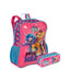 Kit Mochila e Estojo 2 Compartimentos My Little Pony M Heart - Colorido