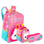 Kit Mochila Grande mais Lancheira Grande e Estojo 2 Compartimentos Gabby X Friendship - Colorido